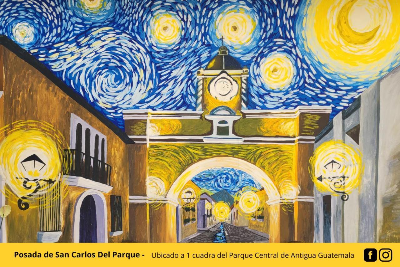 Posada De San Carlos Del Parque Antigua Bagian luar foto